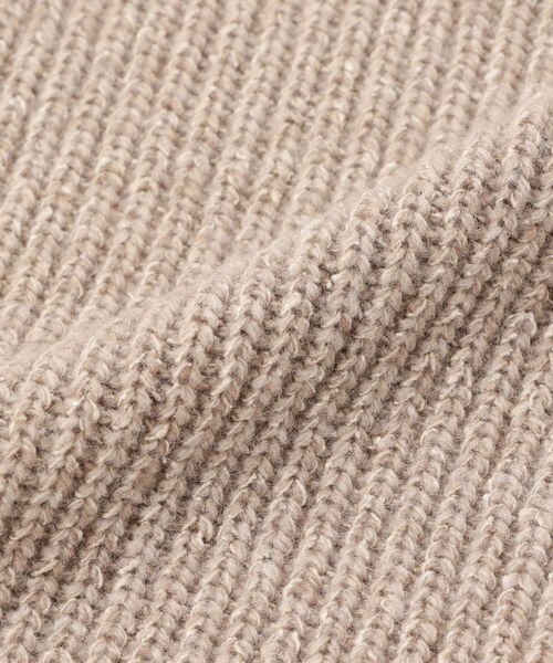 NOLLEY’S(ノーリーズ)の「【THROW/ スロー】SILK NEP KNIT MUFFLER(マフラー・レディース・ベージュ・FREE)」の5枚目の写真