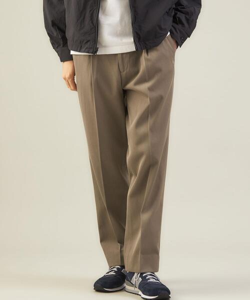 green label relaxing（グリーンレーベルリラクシング）の「C/Wカルゼ MODERN FIT パンツ -ウォッシャブル-（その他パンツ・メンズ・ブラック/モカ・S/M/L/XL）」の2枚目の写真