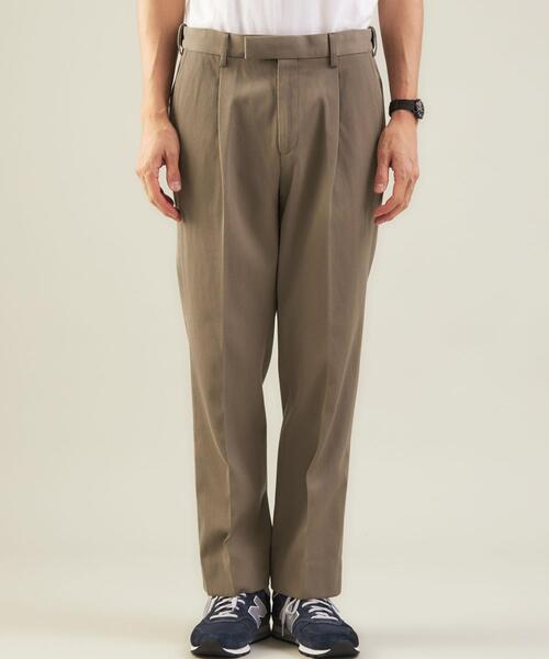 green label relaxing（グリーンレーベルリラクシング）の「C/Wカルゼ MODERN FIT パンツ -ウォッシャブル-（その他パンツ・メンズ・ブラック/モカ・S/M/L/XL）」の3枚目の写真