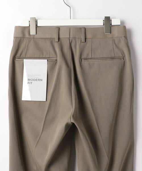 green label relaxing（グリーンレーベルリラクシング）の「C/Wカルゼ MODERN FIT パンツ -ウォッシャブル-（その他パンツ・メンズ・ブラック/モカ・S/M/L/XL）」の4枚目の写真