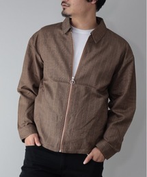 NO WAY（ノーウェイ）の「先染めチェック ZIPジャケット【Sa】【it】（その他アウター）」