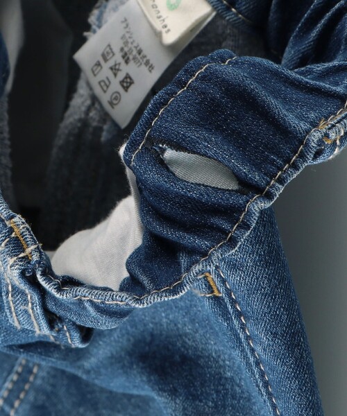 BRANSHES(ブランシェス)の「【あったかデニム】プレミアムストレッチ裏起毛パンツ(デニムパンツ・キッズ・ブルー/ネイビー・110/100/130/150/140/120/90)」の3枚目の写真