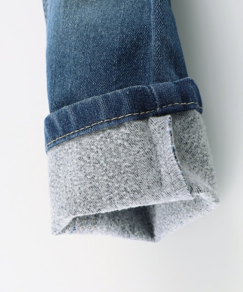 BRANSHES(ブランシェス)の「【あったかデニム】プレミアムストレッチ裏起毛パンツ(デニムパンツ・キッズ・ブルー/ネイビー・110/100/130/150/140/120/90)」の6枚目の写真