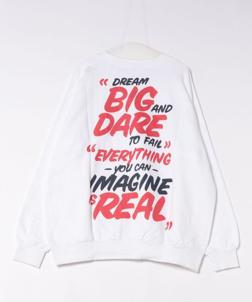 VIBGYOR（ヴィブジョー）の「【Re:one】-CAMP-  Big real orange sweatshirt(MA)（スウェット・レディース・ホワイト/オレンジ・FREE）」の8枚目の写真