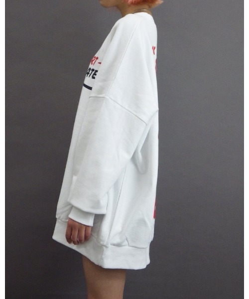 VIBGYOR（ヴィブジョー）の「【Re:one】-CAMP-  Big real orange sweatshirt(MA)（スウェット・レディース・ホワイト/オレンジ・FREE）」の11枚目の写真