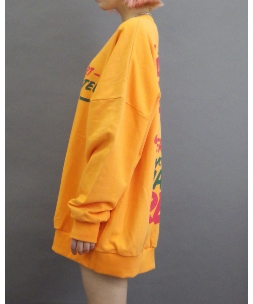 VIBGYOR（ヴィブジョー）の「【Re:one】-CAMP-  Big real orange sweatshirt(MA)（スウェット・レディース・ホワイト/オレンジ・FREE）」の16枚目の写真