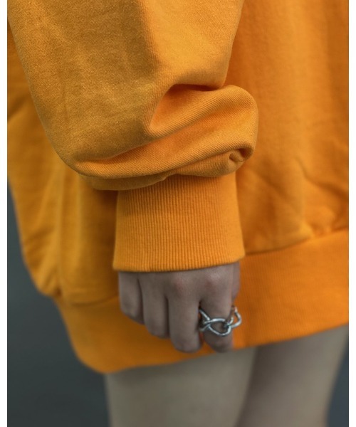 VIBGYOR（ヴィブジョー）の「【Re:one】-CAMP-  Big real orange sweatshirt(MA)（スウェット・レディース・ホワイト/オレンジ・FREE）」の10枚目の写真