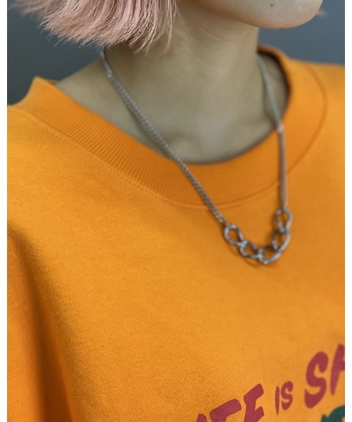 VIBGYOR（ヴィブジョー）の「【Re:one】-CAMP-  Big real orange sweatshirt(MA)（スウェット・レディース・ホワイト/オレンジ・FREE）」の12枚目の写真