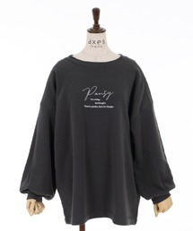 刺繍裏起毛ドルマントレーナー