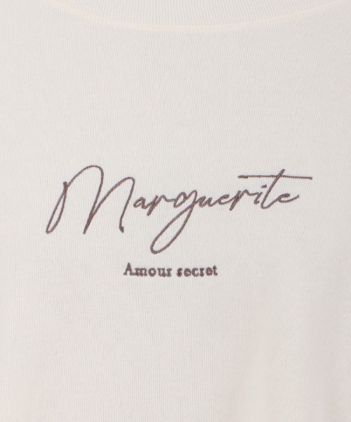 axes femme（アクシーズファム）の「刺繍裏起毛ドルマントレーナー（Tシャツ/カットソー・レディース・ブラック/ミント/ホワイト・MEDIUM/FREE）」の10枚目の写真