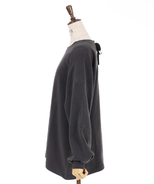 axes femme（アクシーズファム）の「刺繍裏起毛ドルマントレーナー（Tシャツ/カットソー・レディース・ブラック/ミント/ホワイト・MEDIUM/FREE）」の14枚目の写真