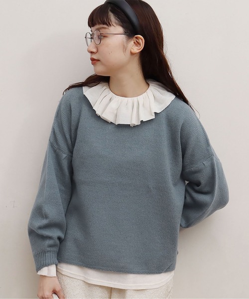 ニット/セーター fig London - figLondon cat vest AMBIDEX Store ○○knit gardener vest(F クロ): l'atelier du savon