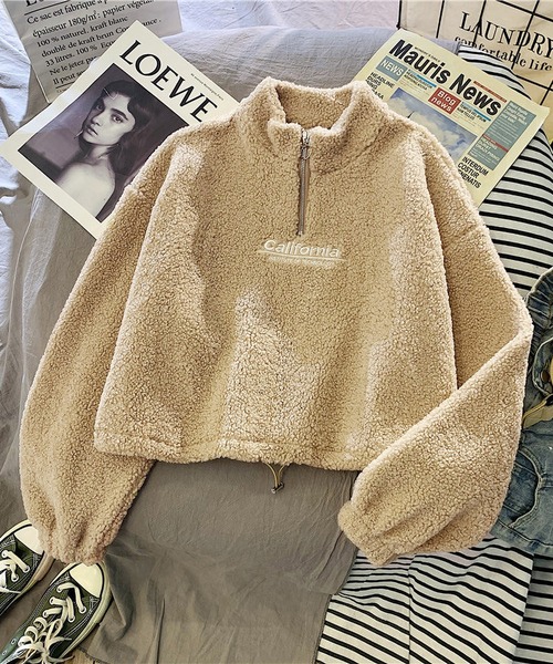 MAISON DE THERESE(メゾン ド テレーズ)の「ボアブラウス(シャツ/ブラウス・レディース・ベージュ/ブルー/ブラック/アイボリー・MEDIUM/LARGE/X-LARGE)」の3枚目の写真