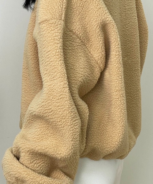 MAISON DE THERESE(メゾン ド テレーズ)の「ボアブラウス(シャツ/ブラウス・レディース・ベージュ/ブルー/ブラック/アイボリー・MEDIUM/LARGE/X-LARGE)」の6枚目の写真