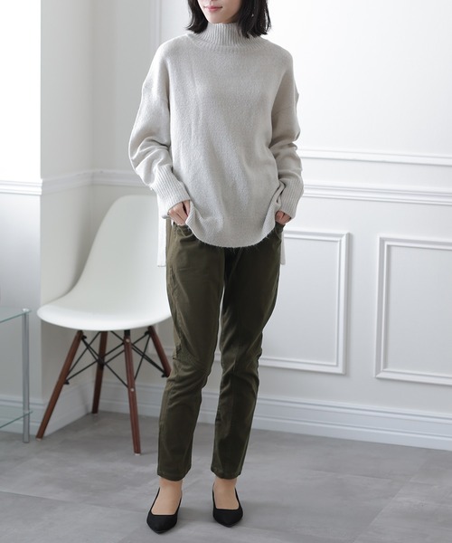 ElegChic（エレグシック）の「ウエストリブツイルサルエルパンツ