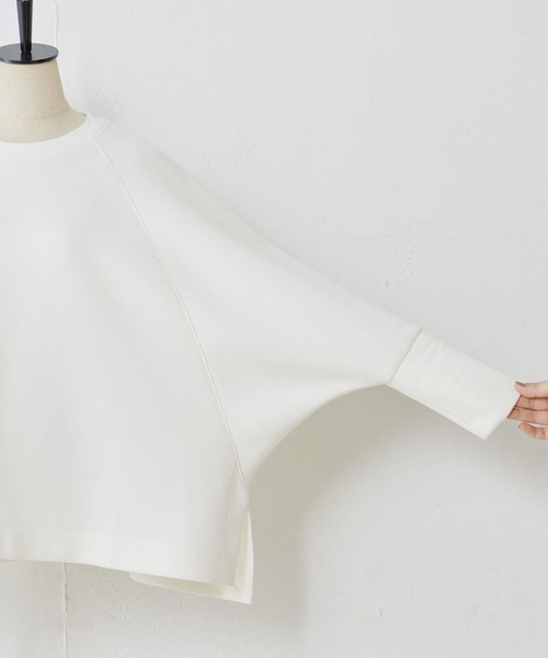 BEARDSLEY（ビアズリー）の「ダンボールビッグカットソー（Tシャツ/カットソー・レディース・ライトグレー/ブラック/ホワイト・FREE）」の19枚目の写真