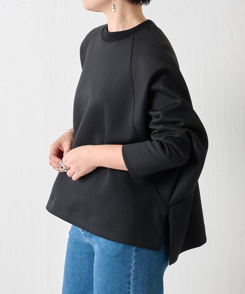 BEARDSLEY（ビアズリー）の「ダンボールビッグカットソー（Tシャツ/カットソー・レディース・ライトグレー/ブラック/ホワイト・FREE）」の5枚目の写真