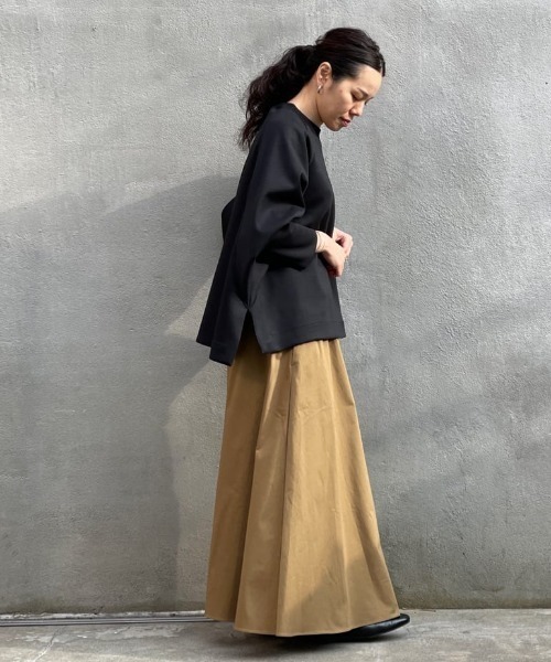 BEARDSLEY（ビアズリー）の「ダンボールビッグカットソー（Tシャツ/カットソー・レディース・ライトグレー/ブラック/ホワイト・FREE）」の12枚目の写真