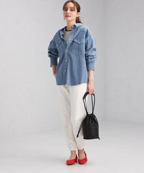 Wrangler(ラングラー)の「【別注】<Wrangler (ラングラー)> ウェスタン デニム シャツ(シャツ/ブラウス・レディース・ライトブルー/コバルトブルー・FREE)」の19枚目の写真