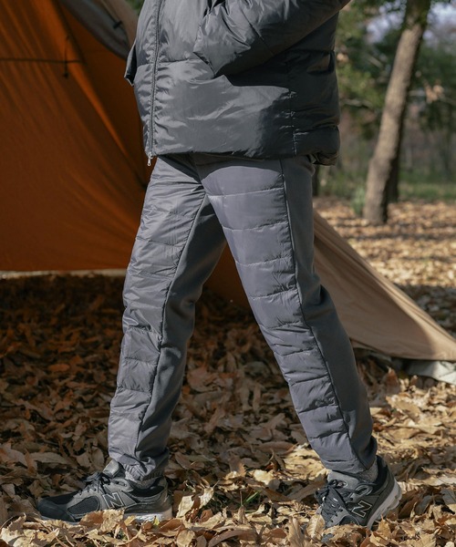 Rocky Monroe(ロッキーモンロー)の「ダウン×シャギーフリース ストレッチイージージョガーパンツ(その他パンツ・メンズ・ブラック/ブラック×ホワイト/ブラック系/ネイビー/チャコール/カーキ/キャメル・LL/M/L)」の4枚目の写真