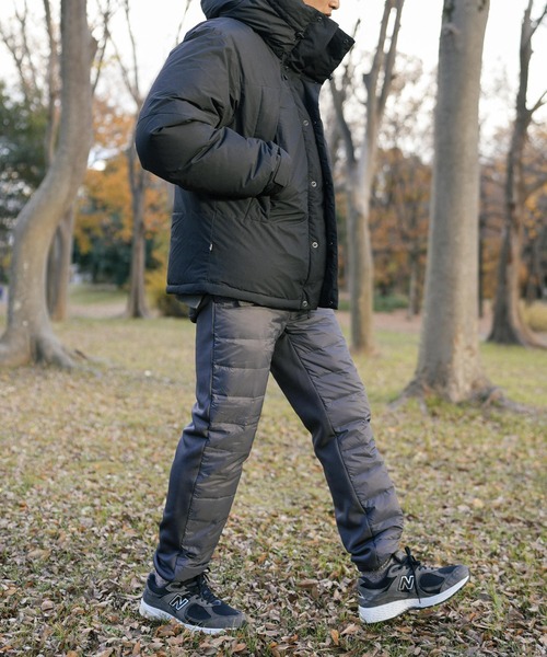 Rocky Monroe(ロッキーモンロー)の「ダウン×シャギーフリース ストレッチイージージョガーパンツ(その他パンツ・メンズ・ブラック/ブラック×ホワイト/ブラック系/ネイビー/チャコール/カーキ/キャメル・LL/M/L)」の15枚目の写真