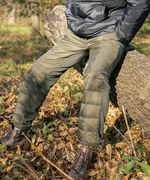 Rocky Monroe(ロッキーモンロー)の「ダウン×シャギーフリース ストレッチイージージョガーパンツ(その他パンツ・メンズ・ブラック/ブラック×ホワイト/ブラック系/ネイビー/チャコール/カーキ/キャメル・LL/M/L)」の19枚目の写真