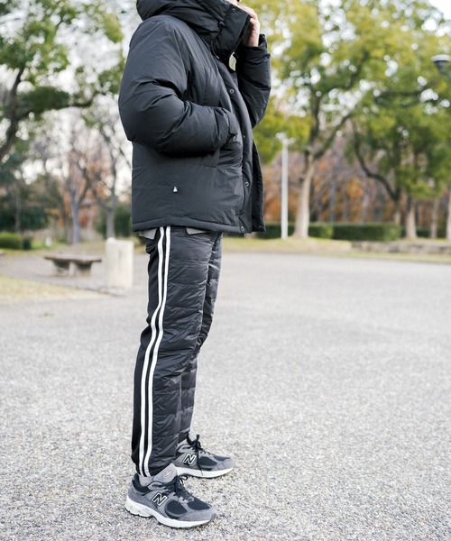 Rocky Monroe(ロッキーモンロー)の「ダウン×シャギーフリース ストレッチイージージョガーパンツ(その他パンツ・メンズ・ブラック/ブラック×ホワイト/ブラック系/ネイビー/チャコール/カーキ/キャメル・LL/M/L)」の9枚目の写真