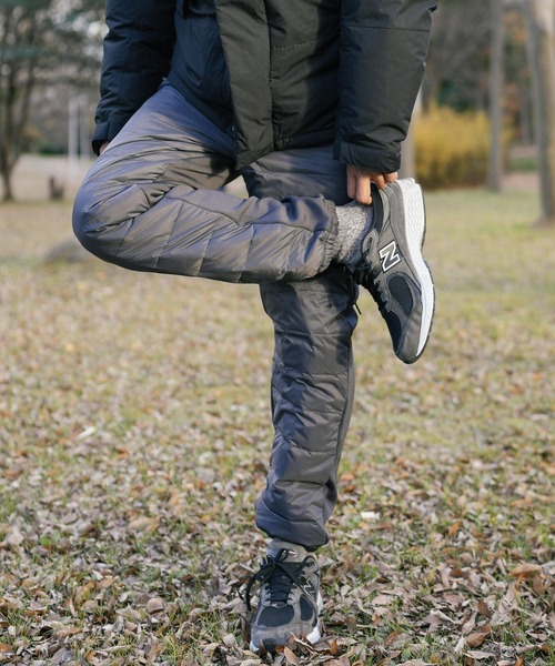 Rocky Monroe(ロッキーモンロー)の「ダウン×シャギーフリース ストレッチイージージョガーパンツ(その他パンツ・メンズ・ブラック/ブラック×ホワイト/ブラック系/ネイビー/チャコール/カーキ/キャメル・LL/M/L)」の12枚目の写真