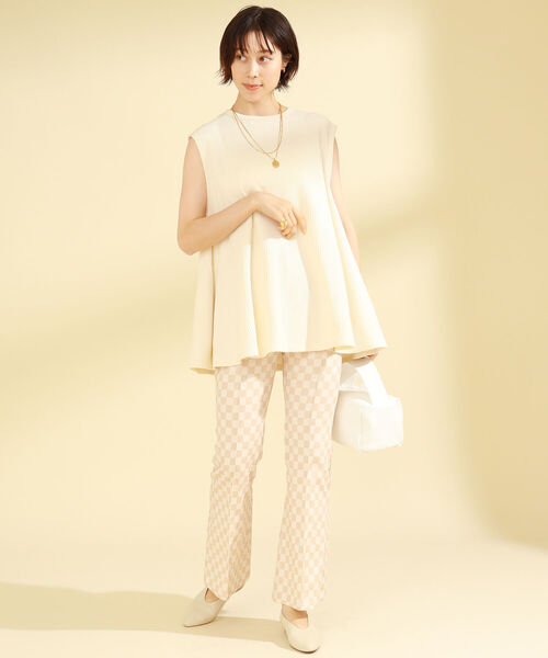 Champion(チャンピオン)の「Champion × Ray BEAMS / 別注 ノースリーブ トップス(Tシャツ/カットソー・レディース・ホワイト/ブラック/オリーブ・MEDIUM)」の18枚目の写真