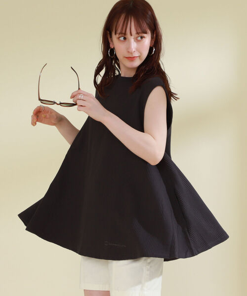 Champion(チャンピオン)の「Champion × Ray BEAMS / 別注 ノースリーブ トップス(Tシャツ/カットソー・レディース・ホワイト/ブラック/オリーブ・MEDIUM)」の20枚目の写真