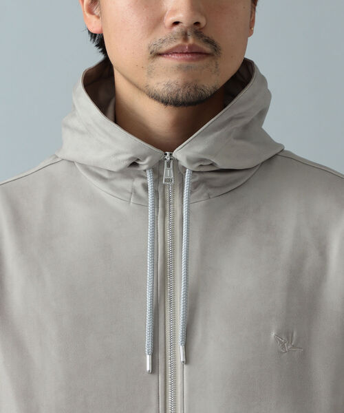 BRILLA per il gusto（ブリッラペルイルグースト）の「1piu1uguale3 × Brilla per il gusto / 別注  ジャージ ハイネック パーカ（パーカー・メンズ・ベージュ/ブラック・3/5/4）」の7枚目の写真