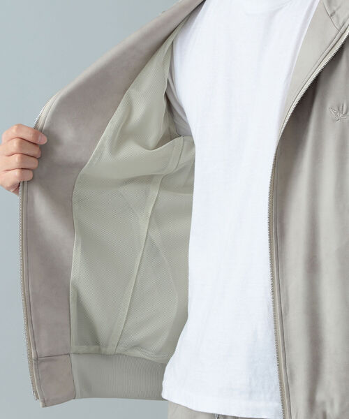 BRILLA per il gusto（ブリッラペルイルグースト）の「1piu1uguale3 × Brilla per il gusto / 別注  ジャージ ハイネック パーカ（パーカー・メンズ・ベージュ/ブラック・3/5/4）」の6枚目の写真