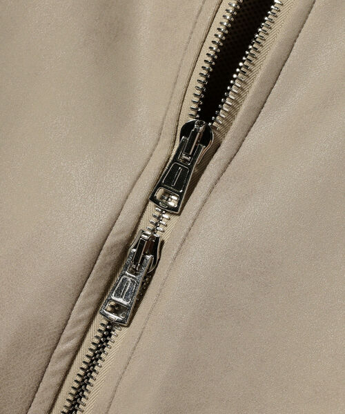 BRILLA per il gusto（ブリッラペルイルグースト）の「1piu1uguale3 × Brilla per il gusto / 別注  ジャージ ハイネック パーカ（パーカー・メンズ・ベージュ/ブラック・3/5/4）」の18枚目の写真