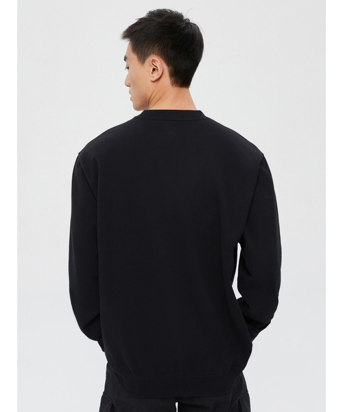 GAP（ギャップ）の「イージー クルーネック スウェットトレーナー (ユニセックス)（スウェット・メンズ・ブラック/ブラウン/グレー/イエロー/ブルー/ブルー系その他・S/M/L/XL/XS/XXS）」の10枚目の写真