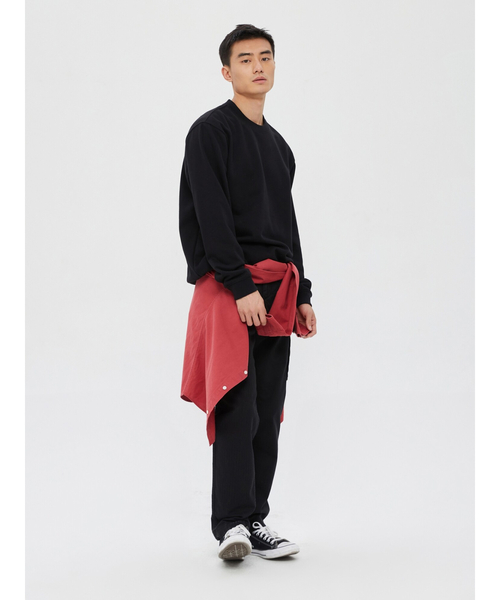 GAP（ギャップ）の「イージー クルーネック スウェットトレーナー (ユニセックス)（スウェット・メンズ・ブラック/ブラウン/グレー/イエロー/ブルー/ブルー系その他・S/M/L/XL/XS/XXS）」の12枚目の写真