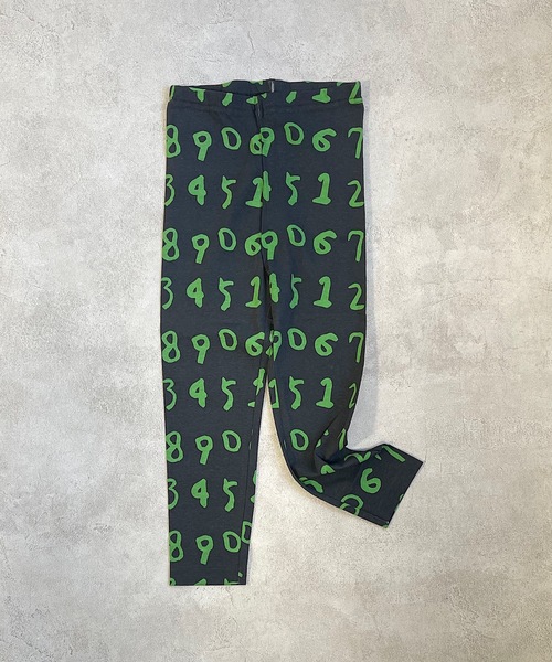 HOGAN RANCH WEAR（ホーガンランチウエア）の「ソウガラフルタケレギンス（70～130cm）（レギンス/スパッツ・キッズ・ピンク/チャコール/ストライプ/マルチ/ブルー・90/100/110/120/80/130/95/70）」の2枚目の写真