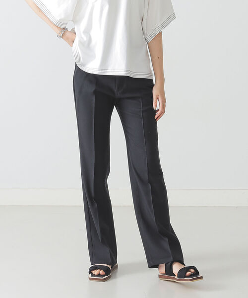 BEAMS LIGHTS(ビームスライツ)の「BEAMS LIGHTS / ツイル ストレッチ フレアパンツ(その他パンツ・レディース・ブラック/ブラウン系その他3・38/36)」の2枚目の写真