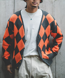 ダイヤモンドニットカーディガン