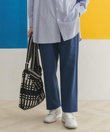 FORK&SPOON　タックワイドパンツ