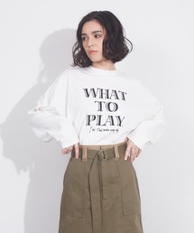 NOMINE | ビッグシルエットロゴロングTシャツ(Tシャツ/カットソー)