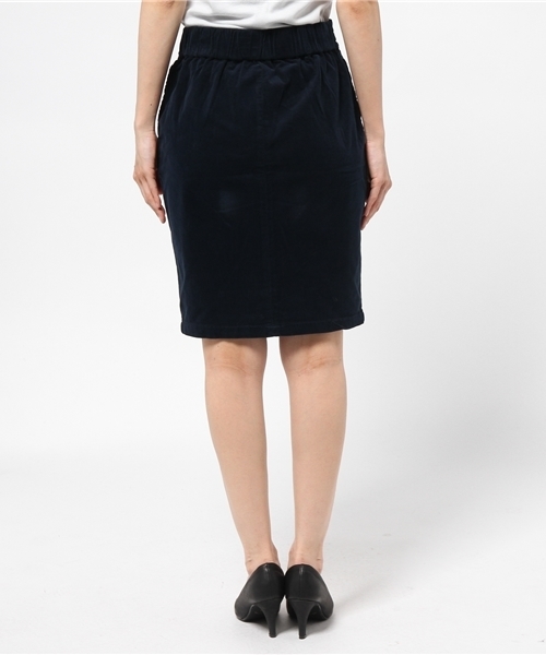 DISCOAT（ディスコート）の「【Discoat】製品染コールペンシルスカート（スカート・レディース・オフホワイト/ネイビー/グレー・MEDIUM/LARGE）」の11枚目の写真