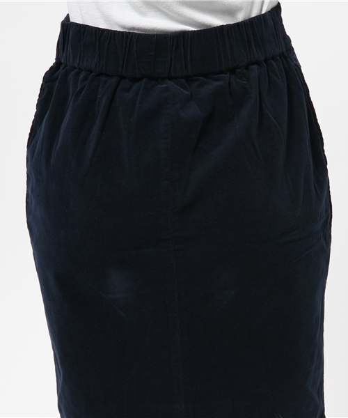 DISCOAT（ディスコート）の「【Discoat】製品染コールペンシルスカート（スカート・レディース・オフホワイト/ネイビー/グレー・MEDIUM/LARGE）」の13枚目の写真