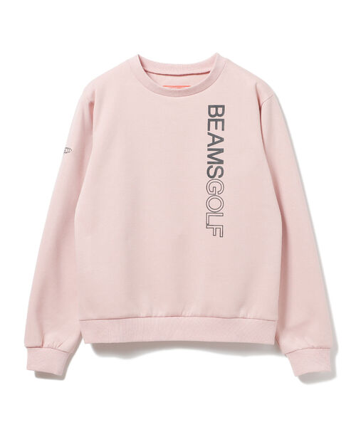 BEAMS GOLF ピンク クルーネックセーター BEAMS GOLF（ビームスゴルフ）の「BEAMS GOLF ORANGE LABEL / 襟付き