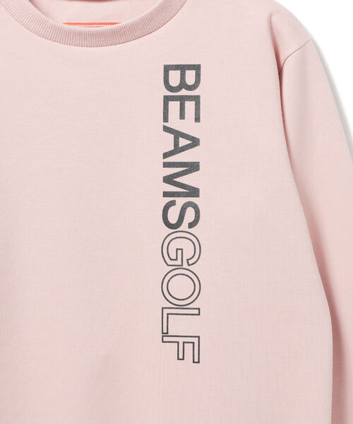 BEAMS GOLF ピンク クルーネックセーター BEAMS GOLF（ビームスゴルフ）の「＜WOMEN＞BEAMS GOLF ORANGE LABEL