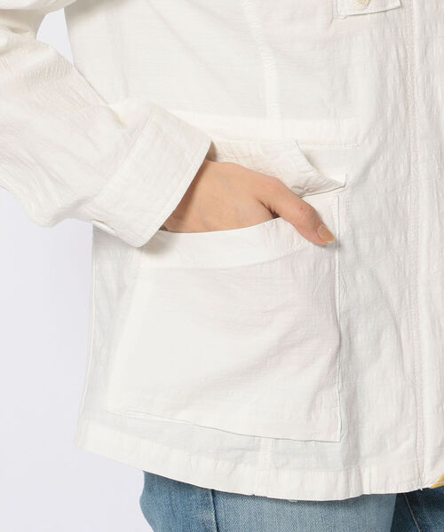 AVIREX（アヴィレックス）の「DECORATION CORD MOUNTAIN JACKET/ デコレーションコード マウンテンジャケット（マウンテンパーカー・レディース・ホワイト/オリーブ/ブラック系その他・SMALL/MEDIUM）」の13枚目の写真