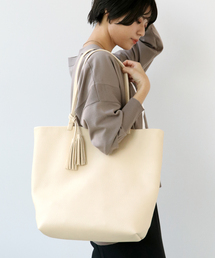 フェイクレザートートバッグ◆