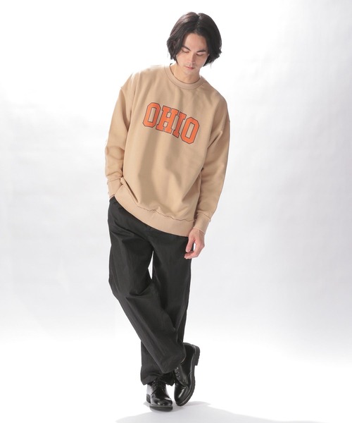 niko and...(ニコアンド)の「アソートロゴBIGプルオーバー(スウェット・メンズ・ベージュ/ネイビー/オフホワイト/グリーン・SMALL/MEDIUM/LARGE)」の11枚目の写真