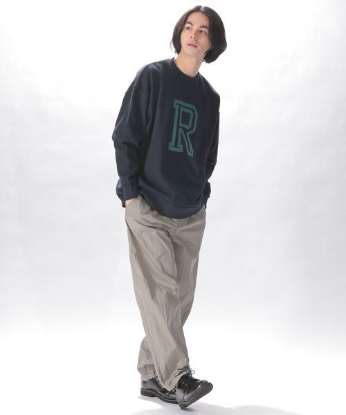 niko and...(ニコアンド)の「アソートロゴBIGプルオーバー(スウェット・メンズ・ベージュ/ネイビー/オフホワイト/グリーン・SMALL/MEDIUM/LARGE)」の14枚目の写真