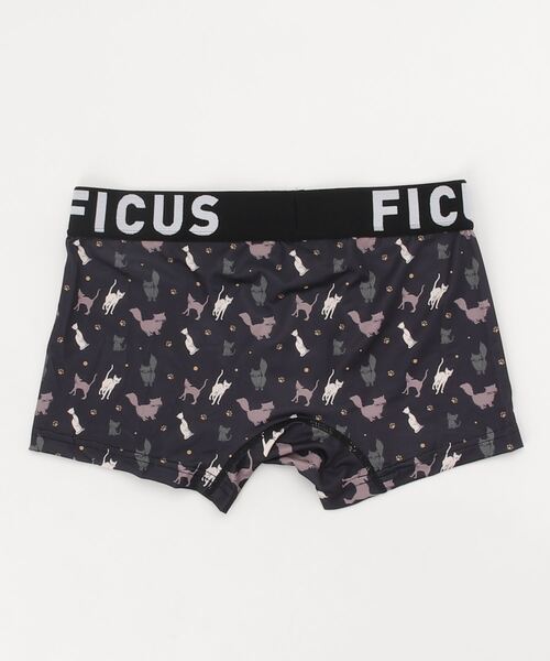 FICUS(フィークス)の「FICUS フィークス I like cats メンズ ボクサーパンツ 男性 下着 ブランド 前閉じ 猫 ネコ(ボクサーパンツ・メンズ・その他1・X-LARGE/MEDIUM/LARGE/SMALL)」の5枚目の写真