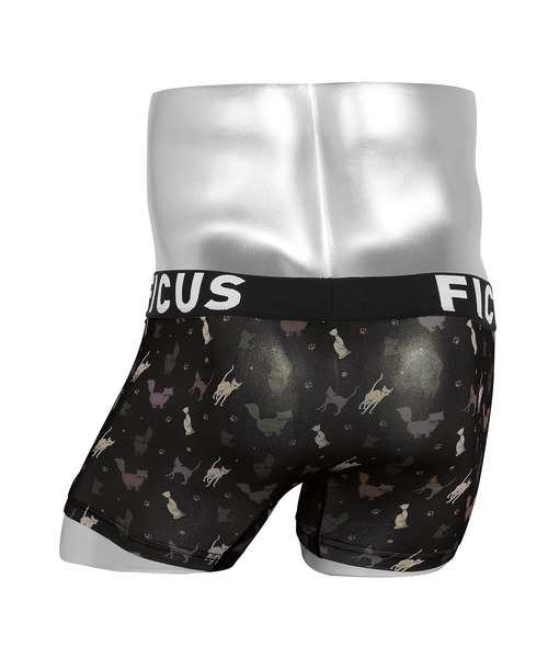 FICUS(フィークス)の「FICUS フィークス I like cats メンズ ボクサーパンツ 男性 下着 ブランド 前閉じ 猫 ネコ(ボクサーパンツ・メンズ・その他1・X-LARGE/MEDIUM/LARGE/SMALL)」の3枚目の写真